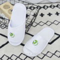 Four seasons hotel mesh cloth home slippers